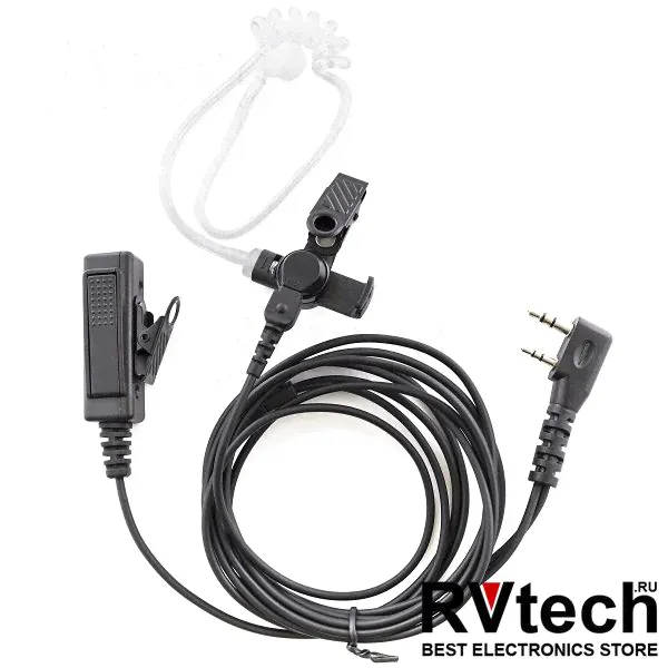 Гарнитура TurboSky TK-3 Black для рации Turbosky, разъем Kenwood-0