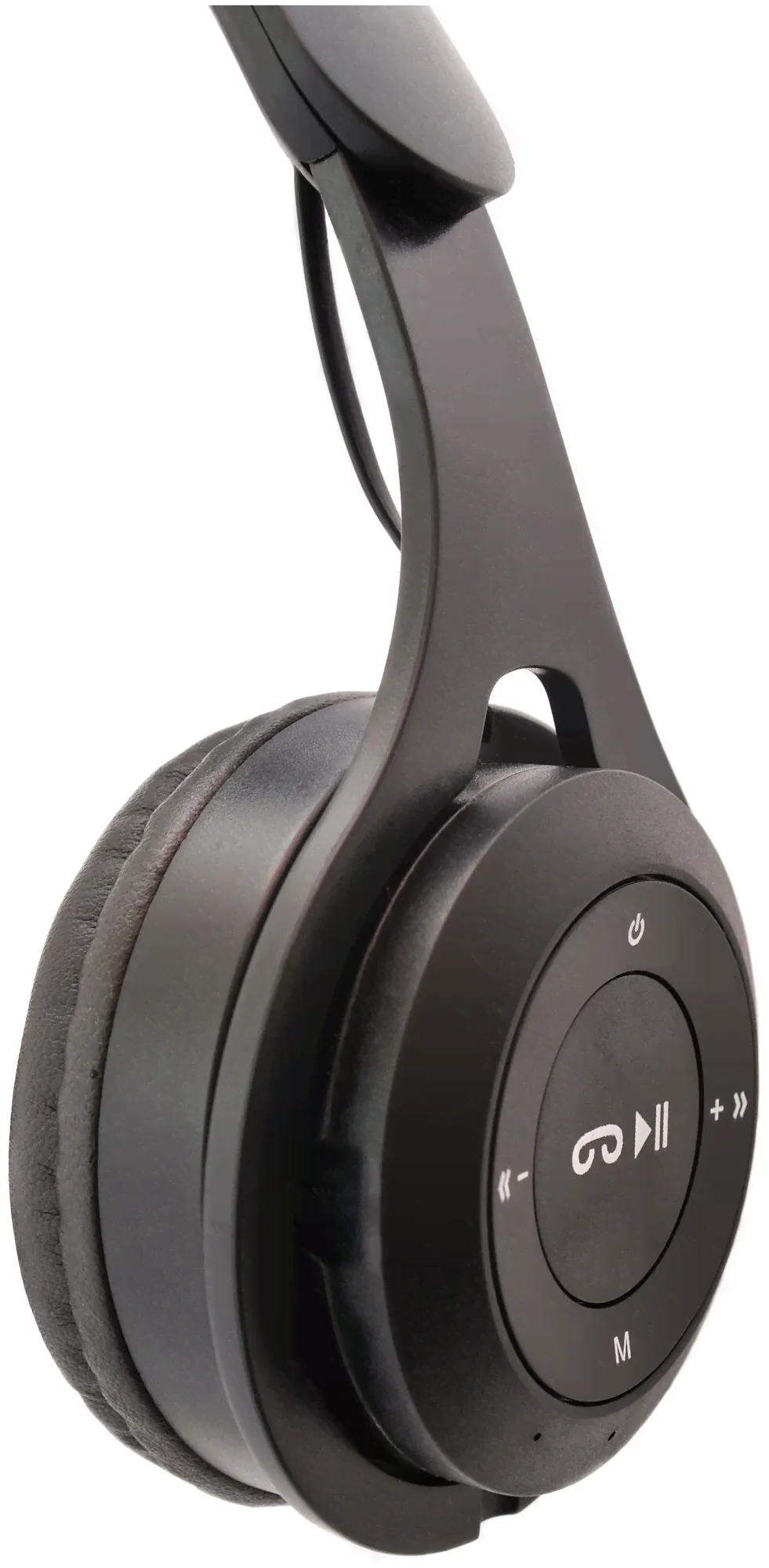 BRAVIS Беспроводные наушники TurboSky WH-02 BLACK. Bluetooth гарнитура TurboSky WH-02, накладные наушники черные наушники-1