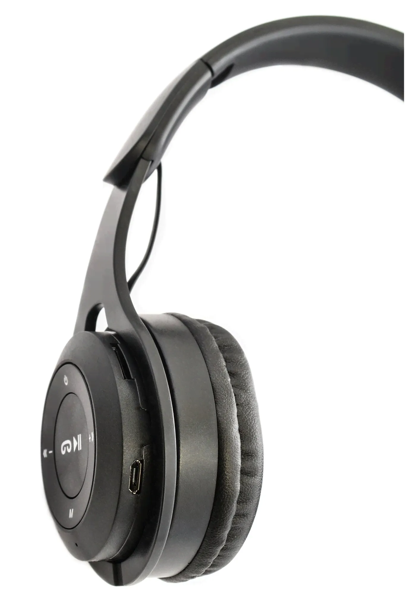BRAVIS Беспроводные наушники TurboSky WH-02 BLACK. Bluetooth гарнитура TurboSky WH-02, накладные наушники черные наушники-3