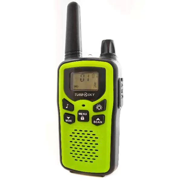 Рация TurboSky T35 Green, комплект из 2 раций-0